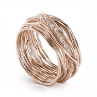 Anello Rubinia Rock Collection Filo Della Vita in Oro Diamante AN13RBT-18 - AN13RBT-18